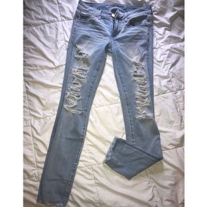 AE super stretch skinny jeans